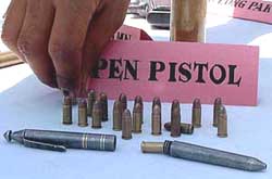 A deadly pen-pistol