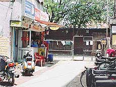 The gate installed by the management of Christian Medical College and Hospital