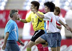 South Korea's top striker Ahn Jung-hwan