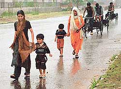 Sharp showers in City Beautiful on Friday afternoon