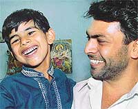 Himanshu, who was rescued from a kidnapper 