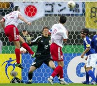 Turkey's Umit Davala  scores