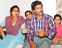 Harassed police victim Vijay Kumar and his wife narrate their tale of woes