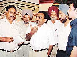 Dr P.K. Gupta Director, NCCP,  interacts with entrepreneurs 