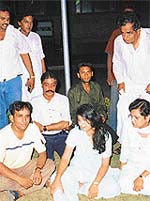 Ashwini and Alka, parents of two-and-half-year-old Nimish, who died at the PGI in Chandigarh on Monday.