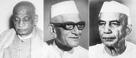Vallabhbhai Patel, Morarji Desai and Charan Singh