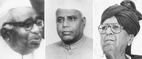 Jagjivan Ram, Y.B. Chavan and Devi Lal