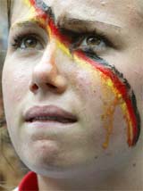 A German soccer fan