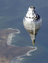 US balloonist Steve Fossett crosses the Australian coast