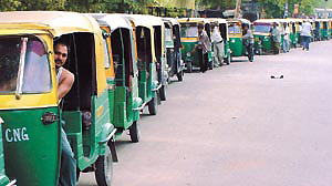 Endless queue for CNG.