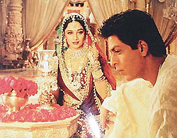 A scene from the much-awaited film �Devdas�, which will be released on July 12.
