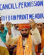 Activists of the Swadeshi Jagran Manch