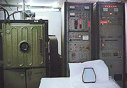 Balzer�s BAK-600 vacuum coating plant on which KLEN laser glass window was developed by IDDC-HARTRON