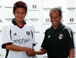 Fulham Football Club new signing Japan's Junichi Inamoto