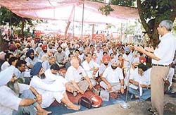 Representatives of more than 40 unions,