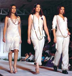Models displaying the Spring/Summer Collection