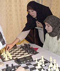 Faiza Rafsanjani, daughter of former President of Iran Hashemi Rafsanjani 