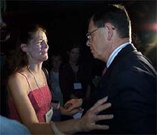 Robin Vachon who says she was sexually abused by a Catholic theologian