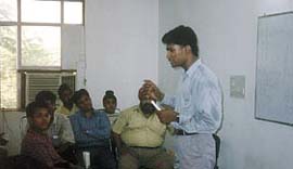 Down memory lane: The wizard in one of the classic sessions