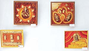 Murals of Lord Ganesha by Delhi-based artist Sweenie Khurana 