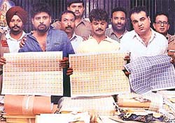 Three members of an inter-state gang, Sanjay Arora, Sahil and Gopi Nath Nayyar, who were arrested