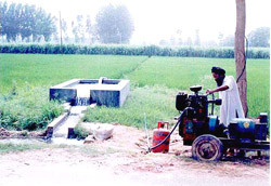 A farmer uses LPG cylinder