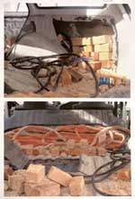Pictures released on Tuesday by Afghan intelligence officials show a car