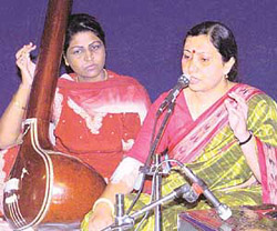 Richa Jauhari Krishna performs in Pracheen Kala Kendra, Chandigarh, on Sunday.