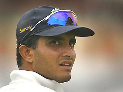 India's captain Sourav Ganguly