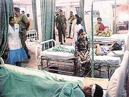 School students admitted in Mission Hospital
