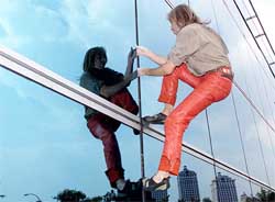 French climber Alain Robert
