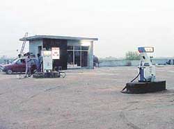 A petrol filling station of Mr Jeet Singh, an ex-serviceman