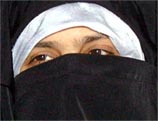 Asia Andrabi, chief of the hardline women's separatist Dhukhtaran-e-Milat group