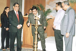 Justice Umesh Chandra Banerjee of the Supreme Court inaugurating the �Moot Court� in the Capital