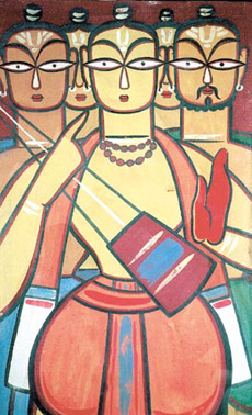 A painting from Sandeep Magazine�s collection.