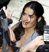 Mexican actress Salma Hayek