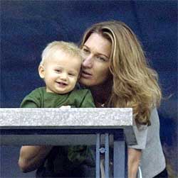 Former tennis star Steffi Graf with her son Jaden Gil