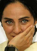 Iranian actress Pegah Ahangaranj during a photocell at Venice Lido to promote the movie