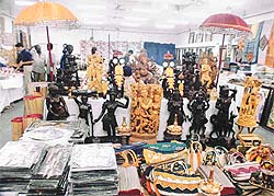 Kairali, an exhibition featuring rich arts and crafts of Kerala, opened at Panchyat Bhavan, Sector 18, Chandigarh, on Sunday