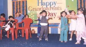 Grandchildren all set to paint the town red on Grandparents� Day