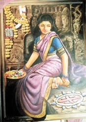 An artwork of Anjana, Neeta and Shruti