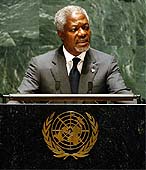 UN Secretary General Kofi Annan
