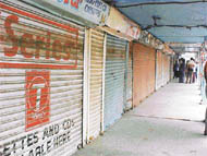 The Bhadaur House market wears a deserted look after a police raid in Ludhiana 