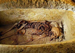 A 4,500-year-old skeleton