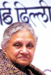 Pleased with herself