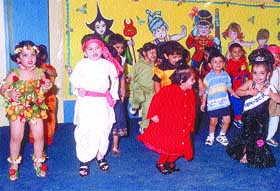 Tiny-tots participate in a Fancy Dress Competition, organised by Mother's Pride.