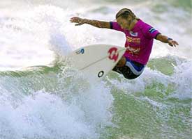 Reigning and four-time ASP world champion Layne Beachley