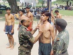 An Army recruitment rally being held at Ambala