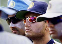 Saurav Ganguly, Anil Kumble and Rahul Dravid 