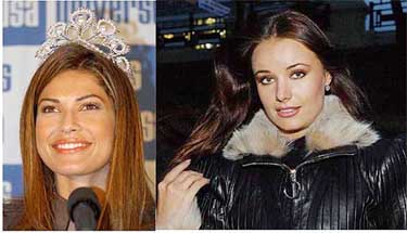 A newly crowned Miss Universe, Justine Pasek, from Panama, smiles on Tuesday in New York.